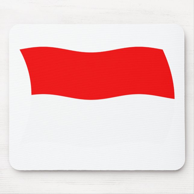Tapis de souris Drapeau de Monaco (Devant)