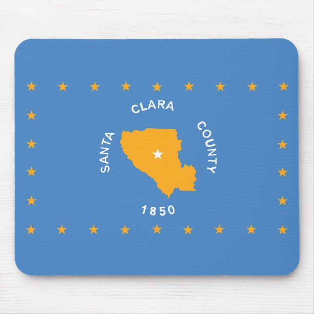 Tapis De Souris Drapeau de Père Noël (département des États-Unis,  (Devant)