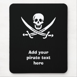 Tapis De Souris Drapeau de pirate Jolly Roger