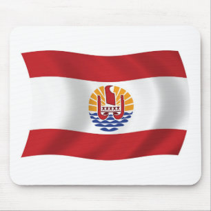 Tapis De Souris Drapeau de Polynésie française Mousepad