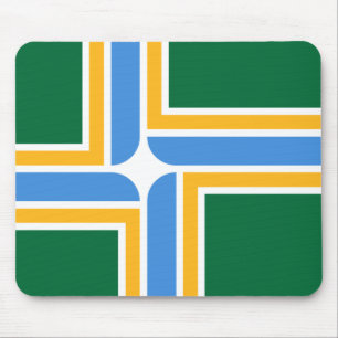 Tapis De Souris Drapeau de Portland (Oregon)