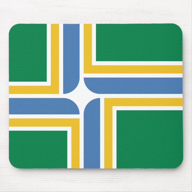 Tapis De Souris Drapeau de Portland, Oregon Mouse Pad (Devant)