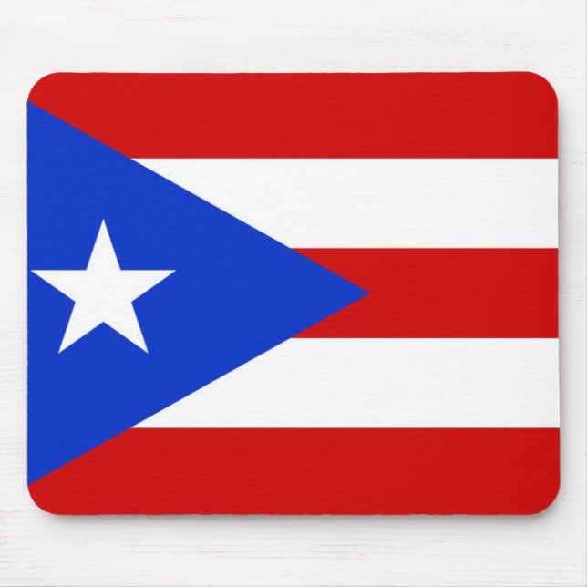Tapis De Souris Drapeau de Porto Rico (Devant)