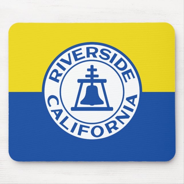 Tapis De Souris Drapeau de Riverside, Californie (Devant)
