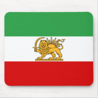 Drapeau de Shah de 1964-1980) شیروخورشید de l'Iran