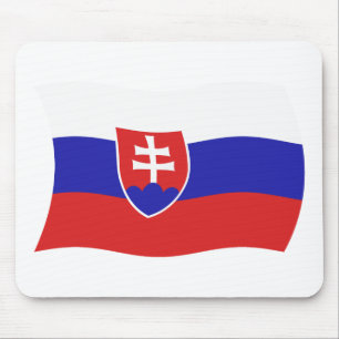 Tapis de souris Drapeau de Slovaquie