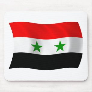 Tapis de souris Drapeau de Syrie