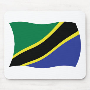 Tapis de souris Drapeau de Tanzanie