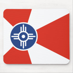 Tapis De Souris Drapeau de Wichita (Kansas, USA)