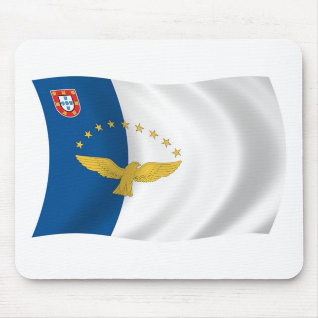 Tapis De Souris Drapeau des Açores Mousepad (Devant)