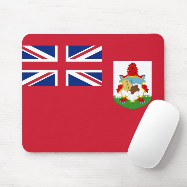 Tapis De Souris Drapeau des Bermudes (Avec souris)