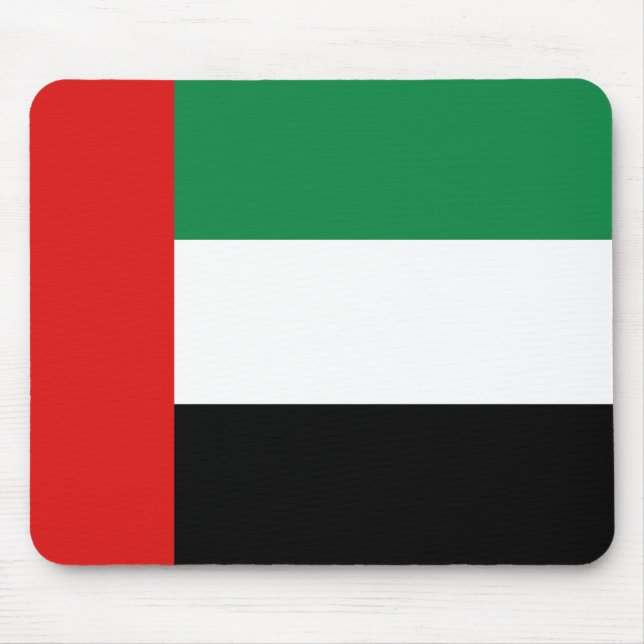 Tapis De Souris Drapeau des Émirats arabes unis Mousepad (Devant)