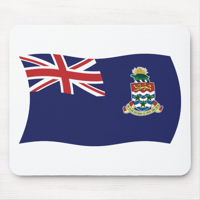 Tapis de souris Drapeau des îles Caïmans (Devant)