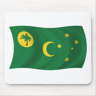 Tapis de souris Drapeau des îles Cocos