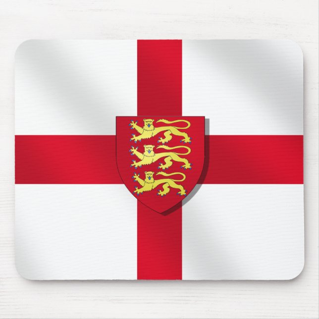 Tapis De Souris Drapeau des lions 2012 de l'Angleterre trois de (Devant)