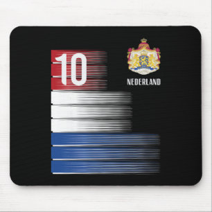Tapis De Souris Drapeau des Pays-Bas 10 Hommes Femmes Orange Néerl