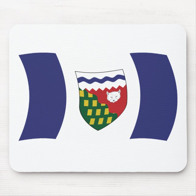 Tapis de souris Drapeau des Territoires du Nord-Ou (Devant)