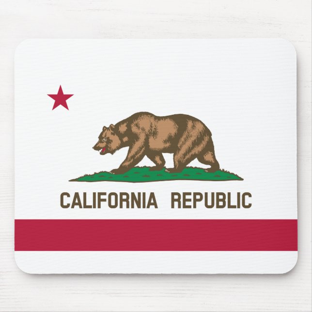 Tapis De Souris Drapeau d'État de Californie (Devant)
