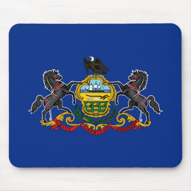 Tapis De Souris Drapeau d'État de Pennsylvanie (Devant)