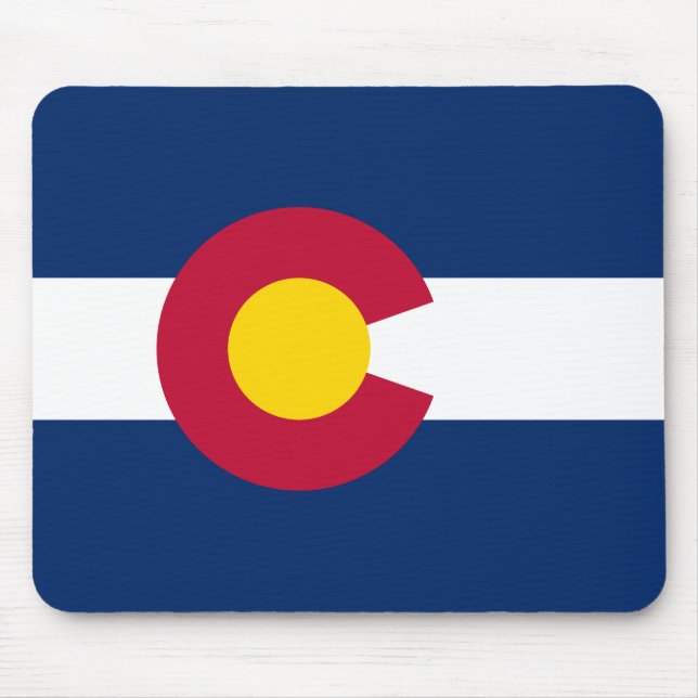 Tapis De Souris Drapeau d'Etat du Colorado (Devant)