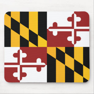 Tapis De Souris Drapeau d'Etat du Maryland, États-Unis