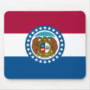 Tapis De Souris Drapeau d'État du Missouri