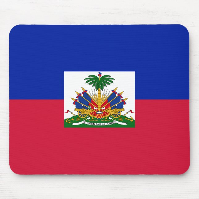 Tapis De Souris Drapeau d'Haïti (Devant)
