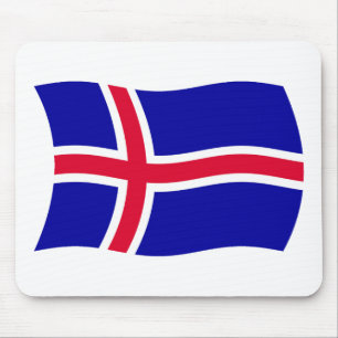 Tapis de souris Drapeau d'Islande