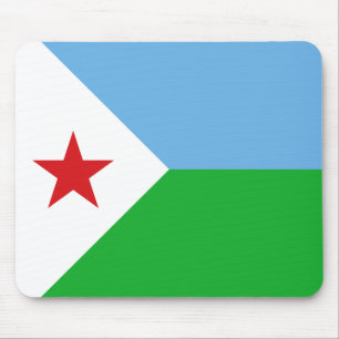 Tapis De Souris Drapeau Djibouti