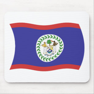 Tapis de souris Drapeau du Belize