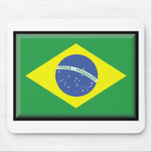 Tapis De Souris Drapeau du Brésil