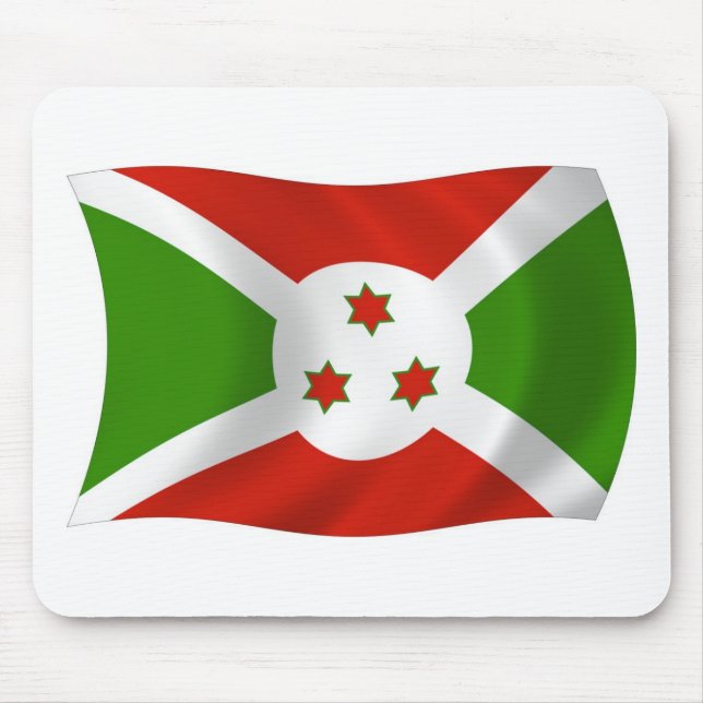Tapis De Souris Drapeau du Burundi Mousepad (Devant)