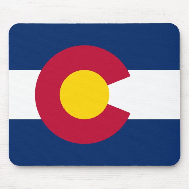 Tapis De Souris Drapeau du Colorado (Devant)