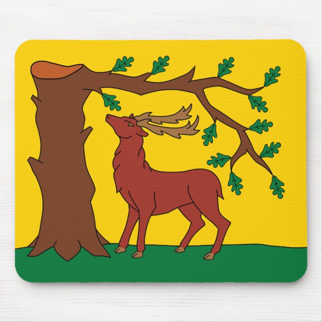 Tapis De Souris Drapeau du comté historique de Berkshire Mouse Pad (Devant)