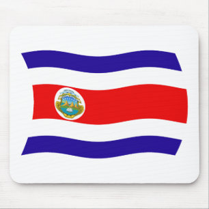 Tapis De Souris Drapeau du Costa Rica Mousepad