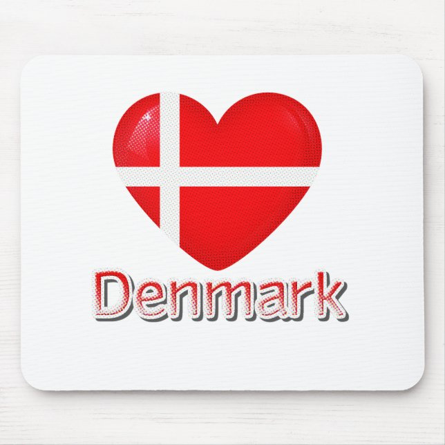 Tapis De Souris Drapeau du Danemark (Devant)