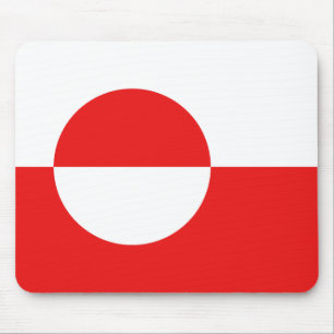 Tapis De Souris Drapeau du Groenland Mousepad