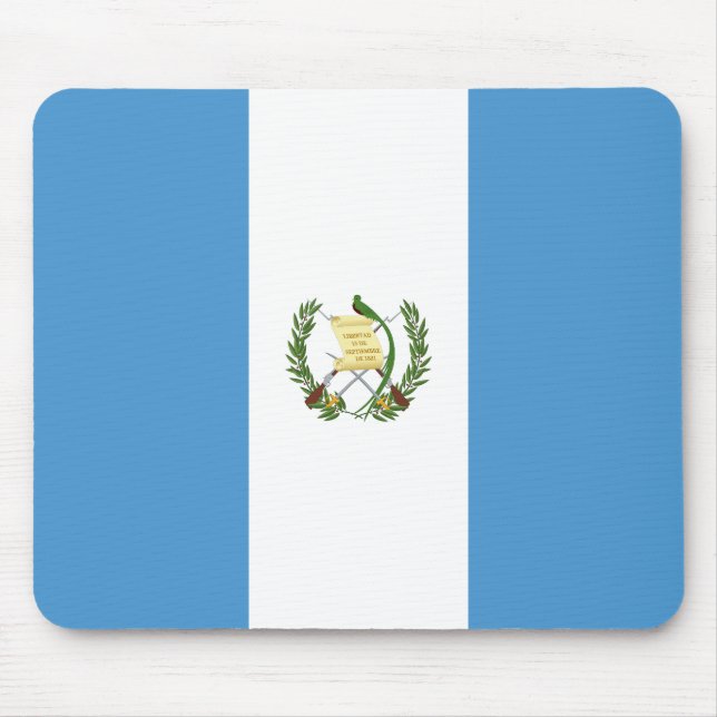 Tapis De Souris Drapeau du Guatemala (Devant)