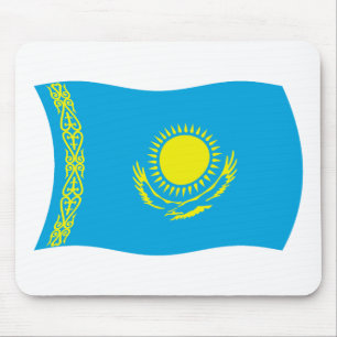 Tapis de souris Drapeau du Kazakhstan