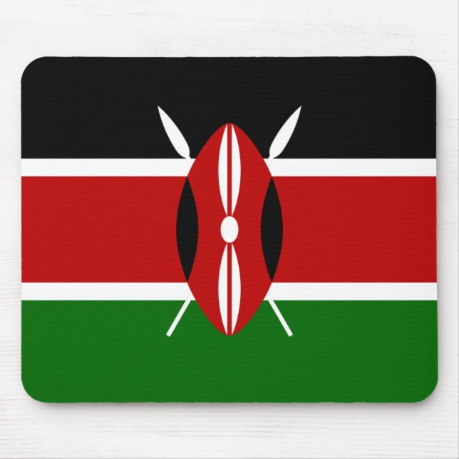 Tapis De Souris Drapeau du Kenya Afrique (Devant)