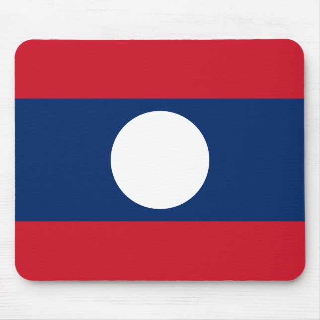 Tapis De Souris Drapeau du Laos (Devant)