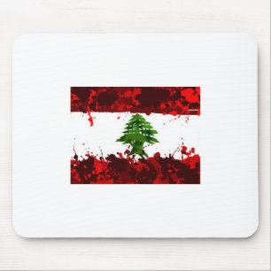 Tapis De Souris Drapeau du Liban