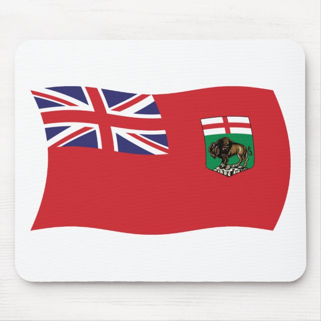 Tapis De Souris Drapeau du Manitoba Mousepad (Devant)