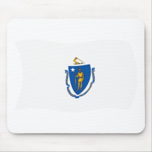 Tapis De Souris Drapeau du Massachusetts Mousepad