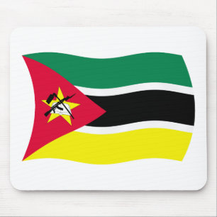 Tapis de souris Drapeau du Mozambique