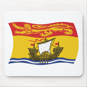 Tapis De Souris Drapeau du Nouveau-Brunswick Mousepad