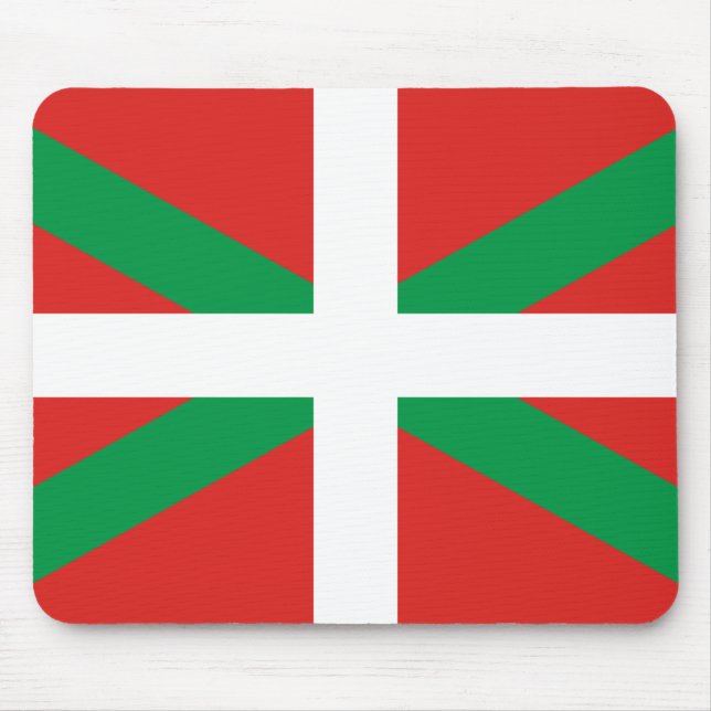 Tapis De Souris Drapeau du Pays Basque de Mousepad (Devant)