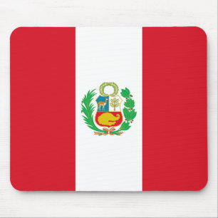 Tapis De Souris Drapeau du Pérou