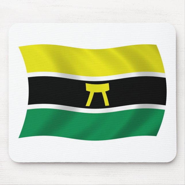 Tapis de souris Drapeau du peuple Ashanti (Devant)