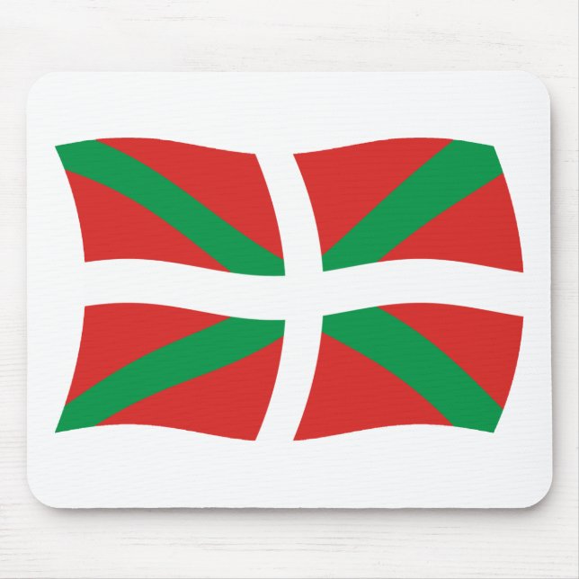 Tapis de souris Drapeau du Peuple Basque (Devant)